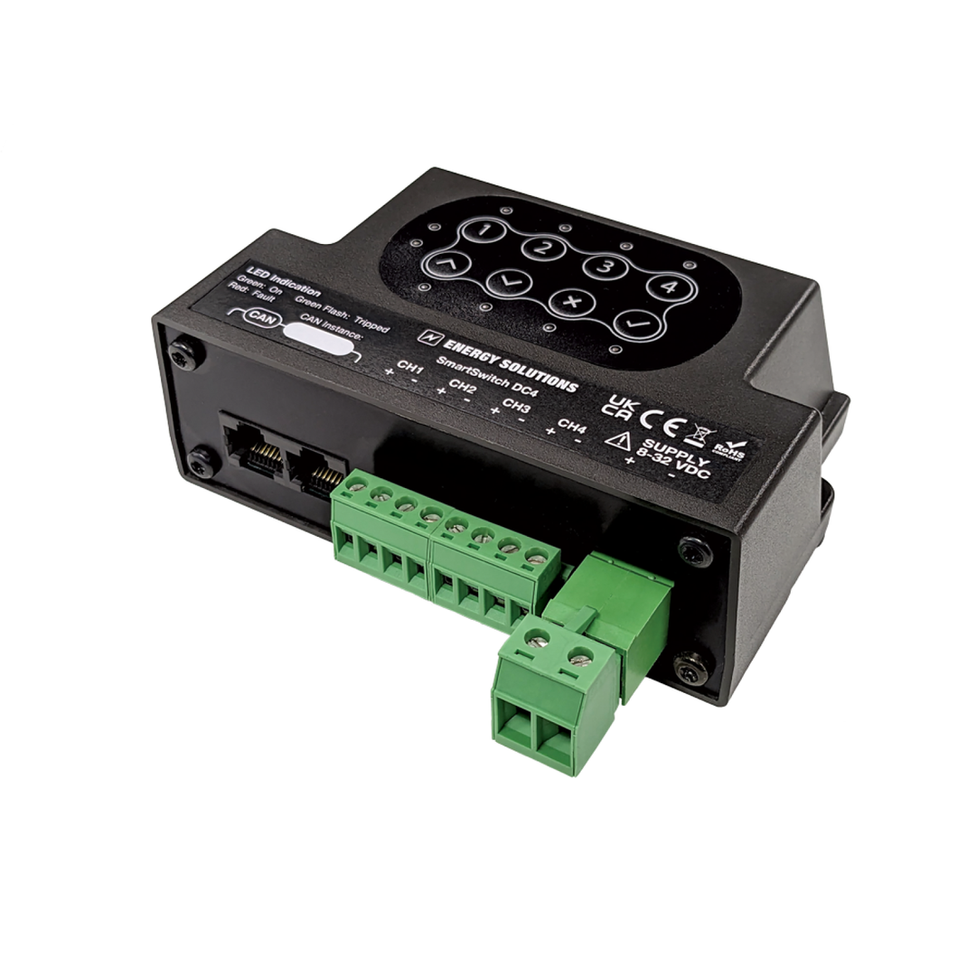 Energy Solutions SmartSwitch DC4 4 Channel DC Switch