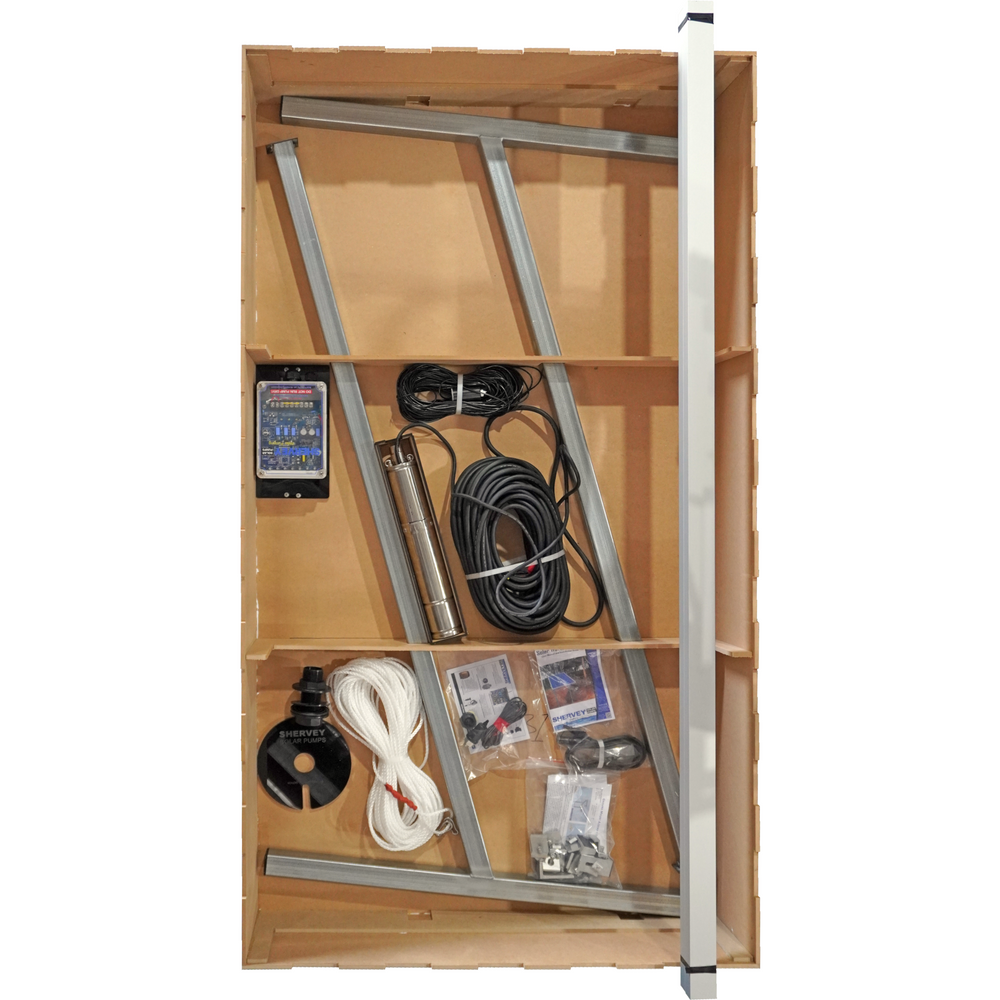 The Custom Laser cut SolarNSat Wooden box containing perfectly fitted equipment for the install