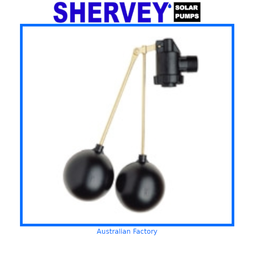 A Double acting floating kit with two dam floats on the end of a stick connected to a valve